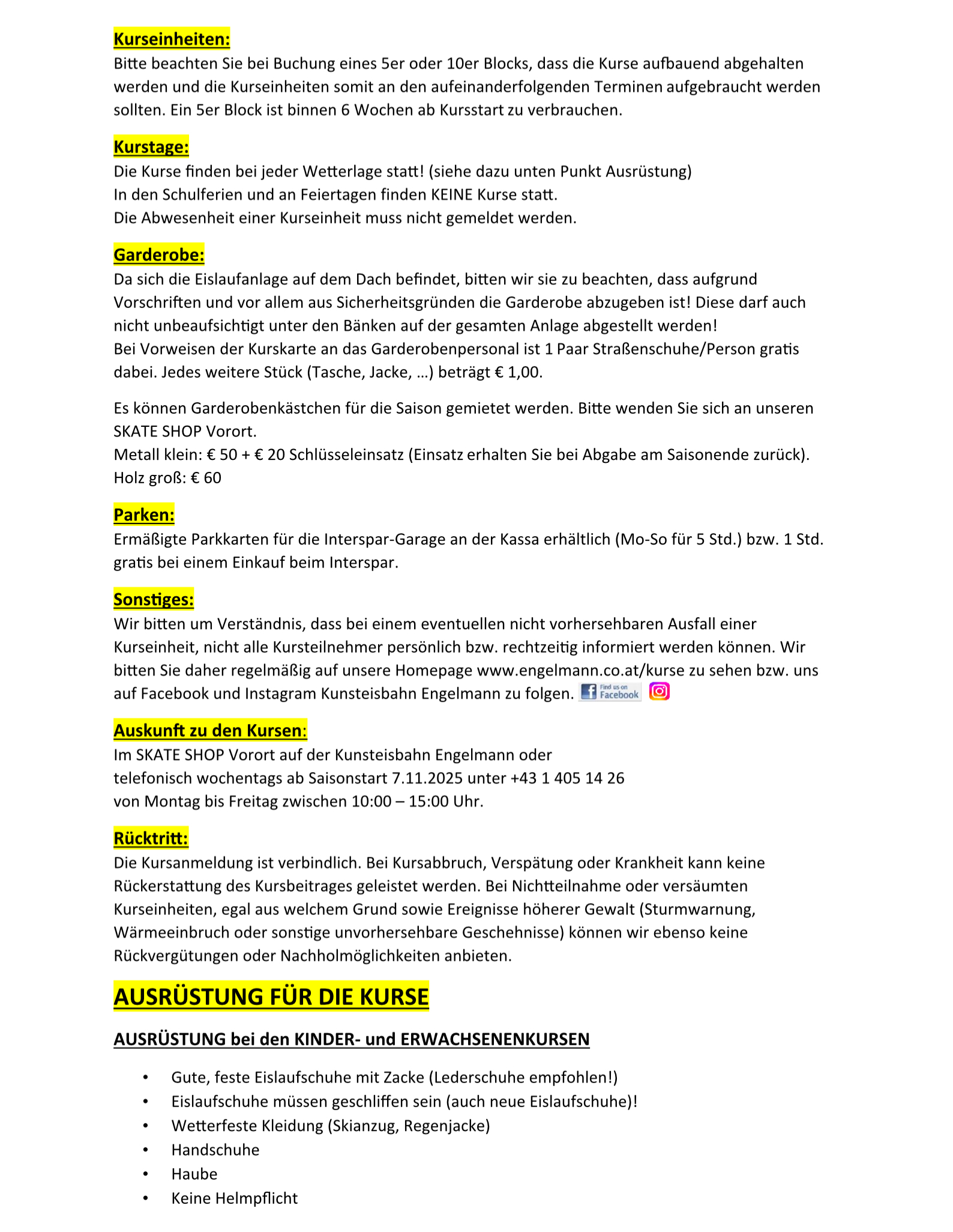 kursinformationen 1 2